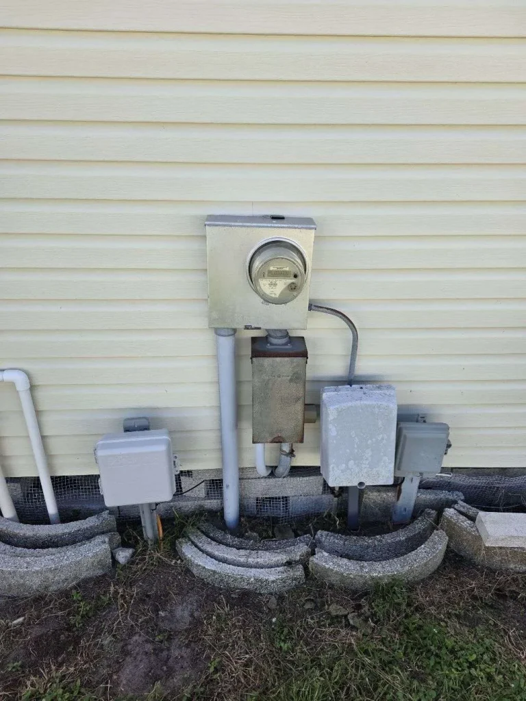 Electric meter and service disconnects checked during a home electrical inspection